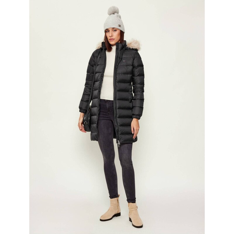 Tommy Jeans dámská černá bunda