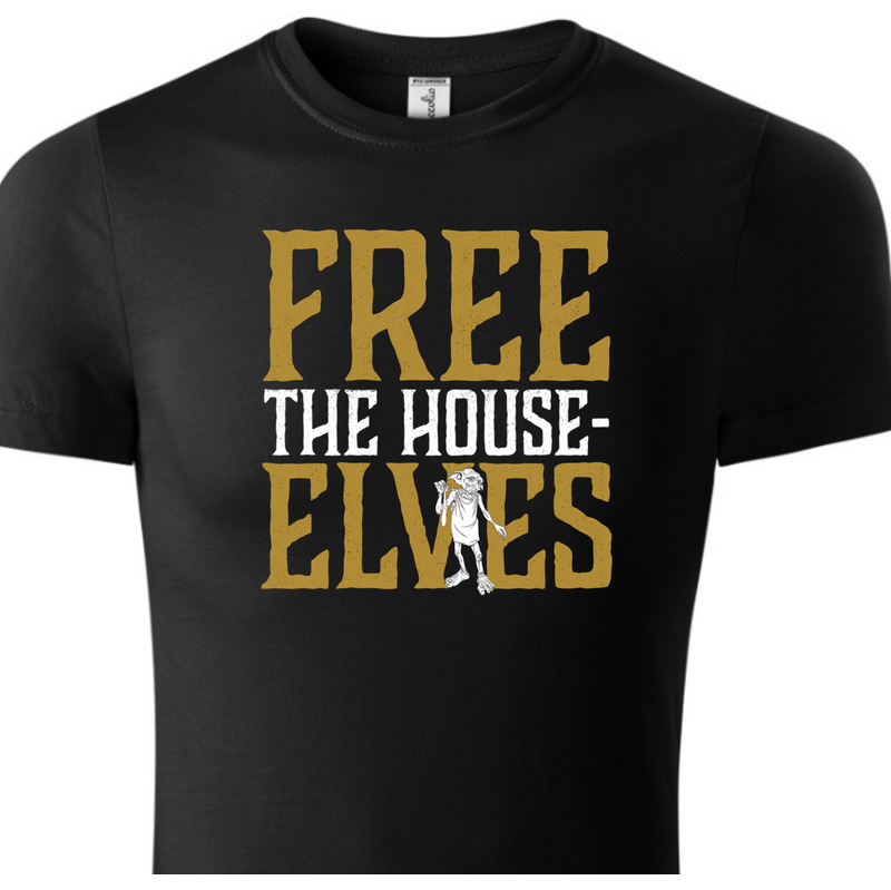 Fenomeno Dětské tričko Free the house elves