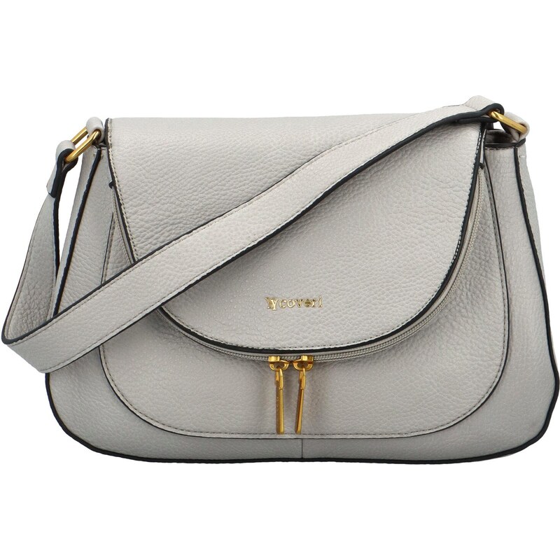 Coveri Stylová dámská crossbody Berthilda, šedá