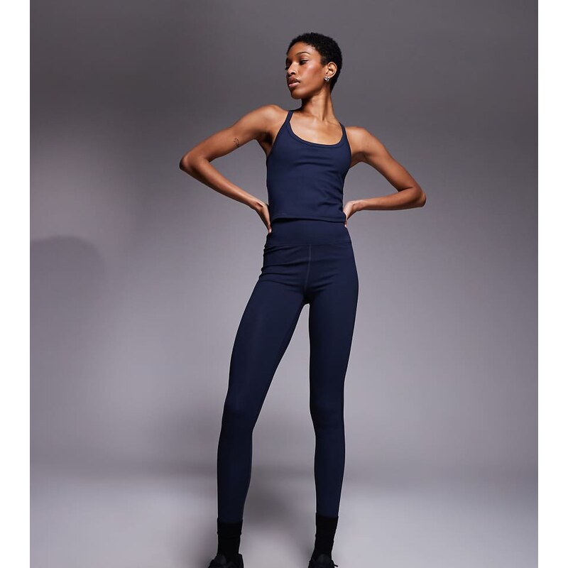 4505 Tall Icon soft touch high waist yoga legging in midnight