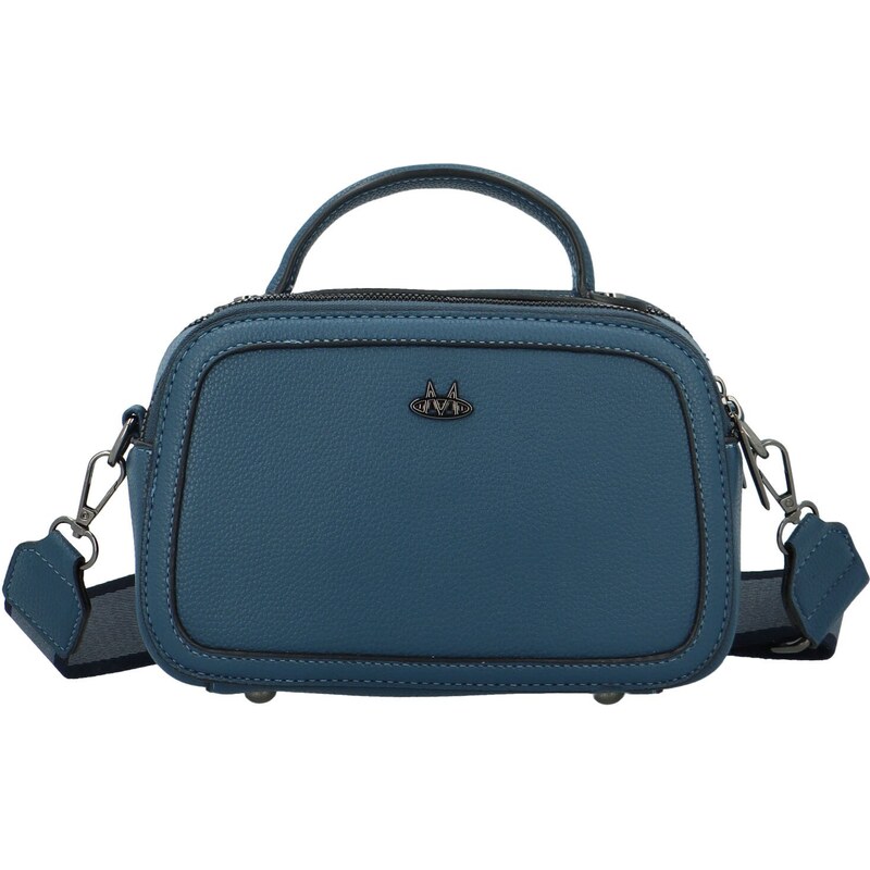 Amalia Stylová dámská koženková crossbody kabelka Katin, modrá