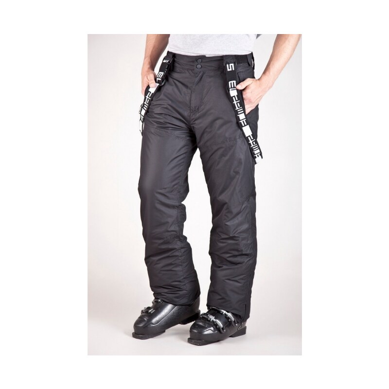SAM 73 Pánské lyžařské kalhoty s kšandami MK 169 500 - černá