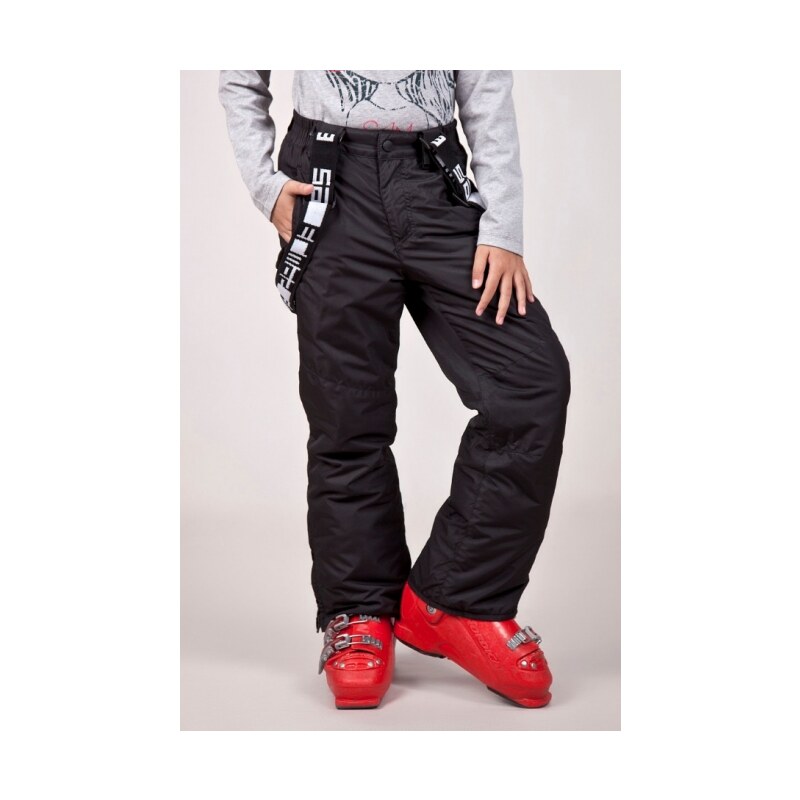 SAM 73 Dívčí lyžařské kalhoty s kšandami GK 45 500 - černá