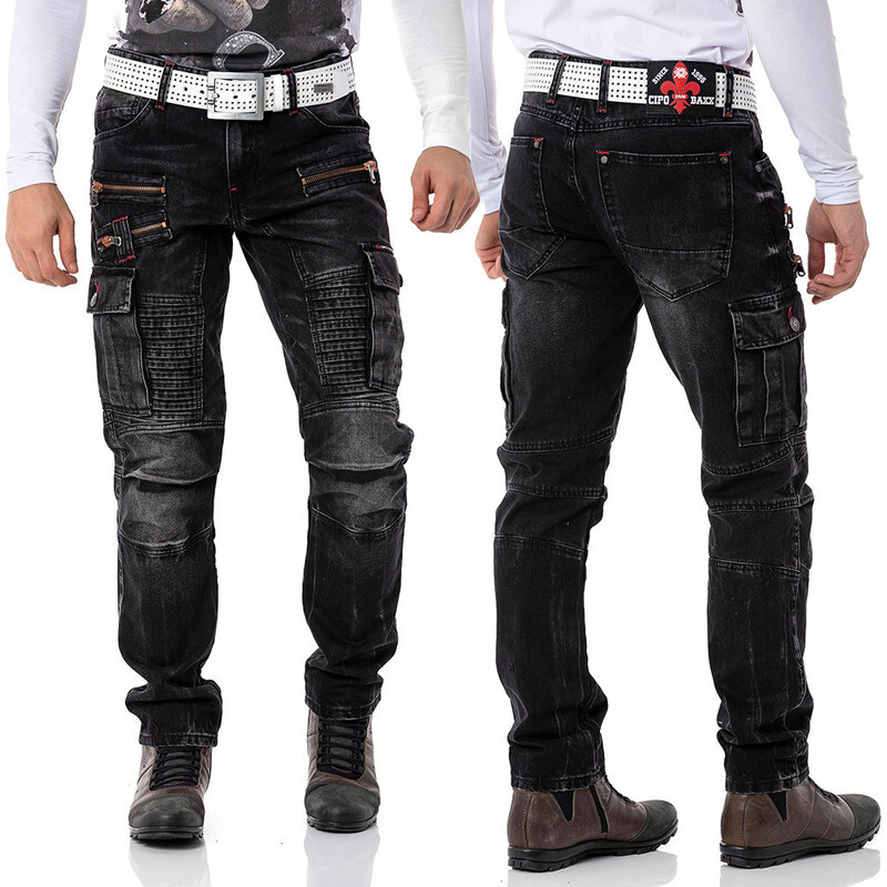 CIPO & BAXX kalhoty pánské CD798 L:34 jeans džíny