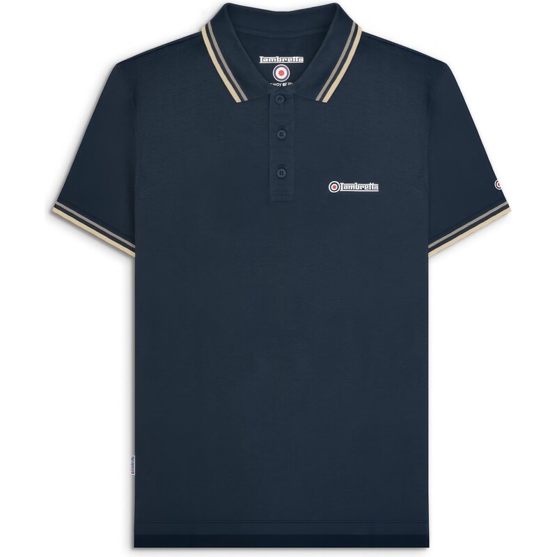 Tričko Lambretta Navy Cinder 5547693