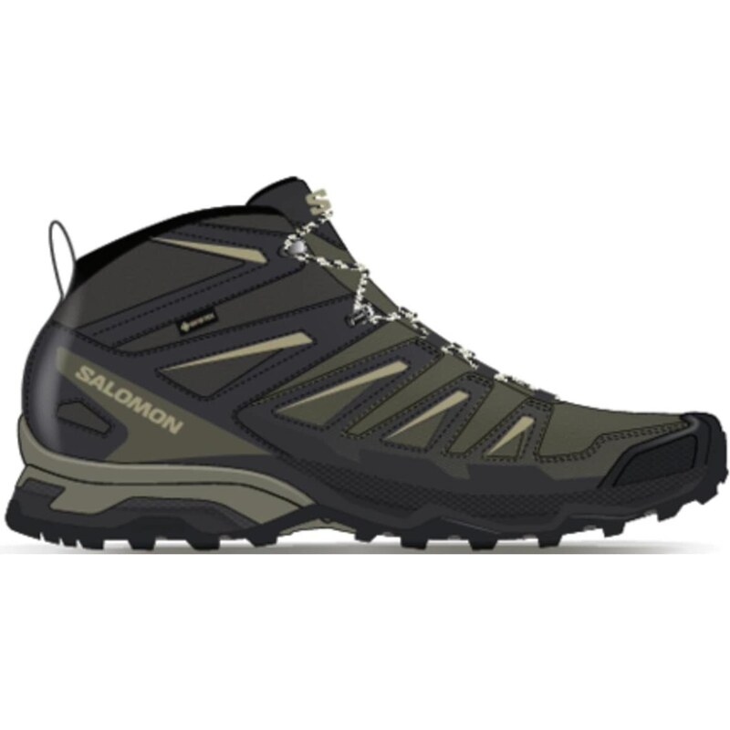 Boty Salomon Olive 6883833