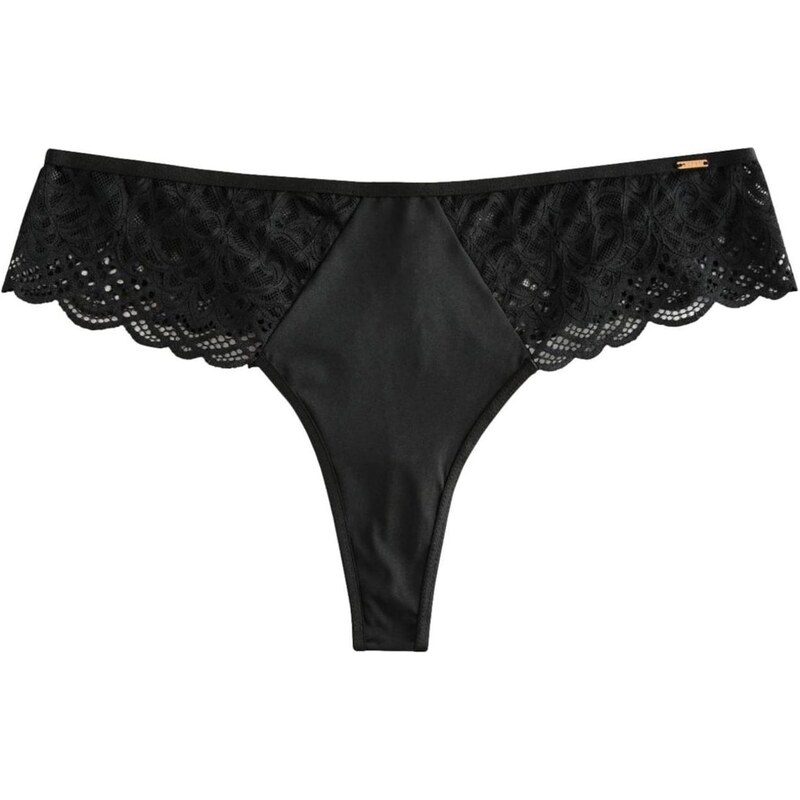 Lipsy Tanga černá 110365264
