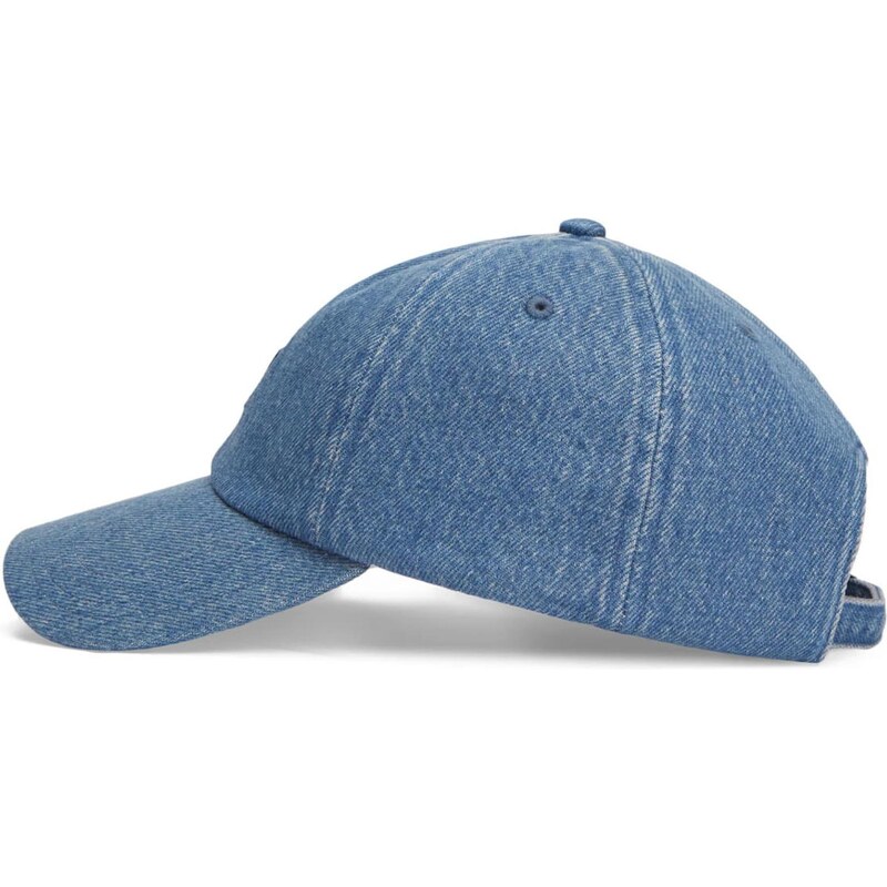 Tommy Jeans Kšiltovka TJM HERITAGE OVER DYED DENIM CAP modrá džínovina 110366118