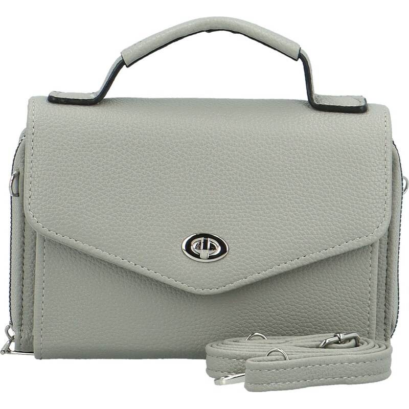 INT COMPANY Stylová dámská koženková mini crossbody kabelka