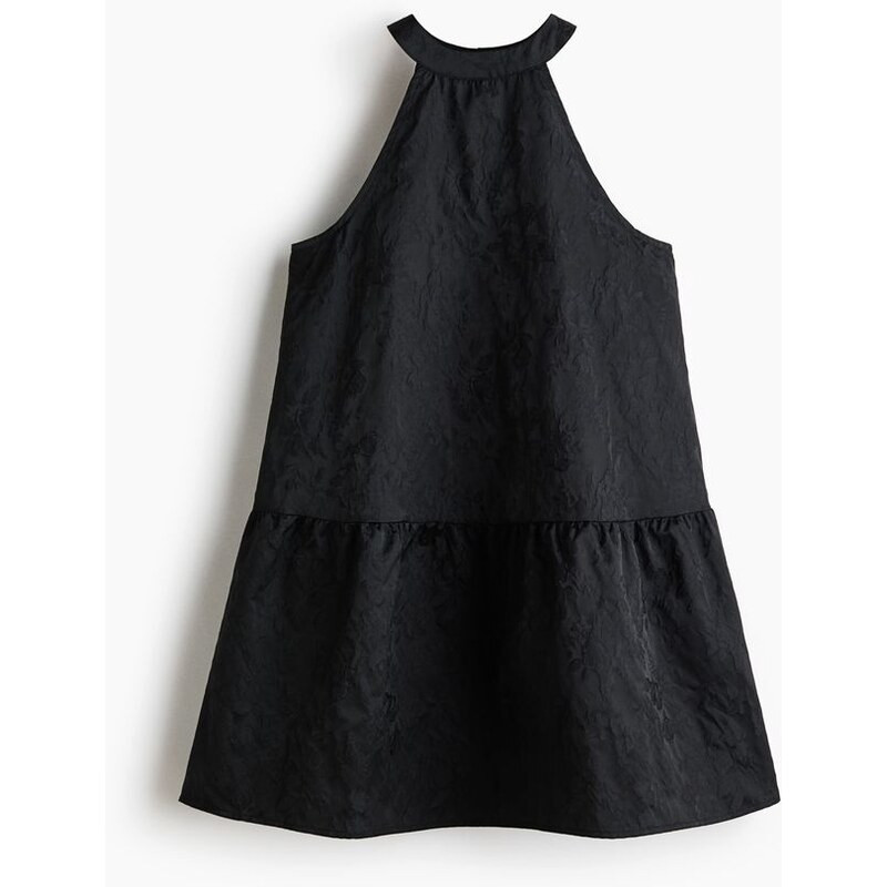 H&M - Šaty z žakárové tkaniny - Černá