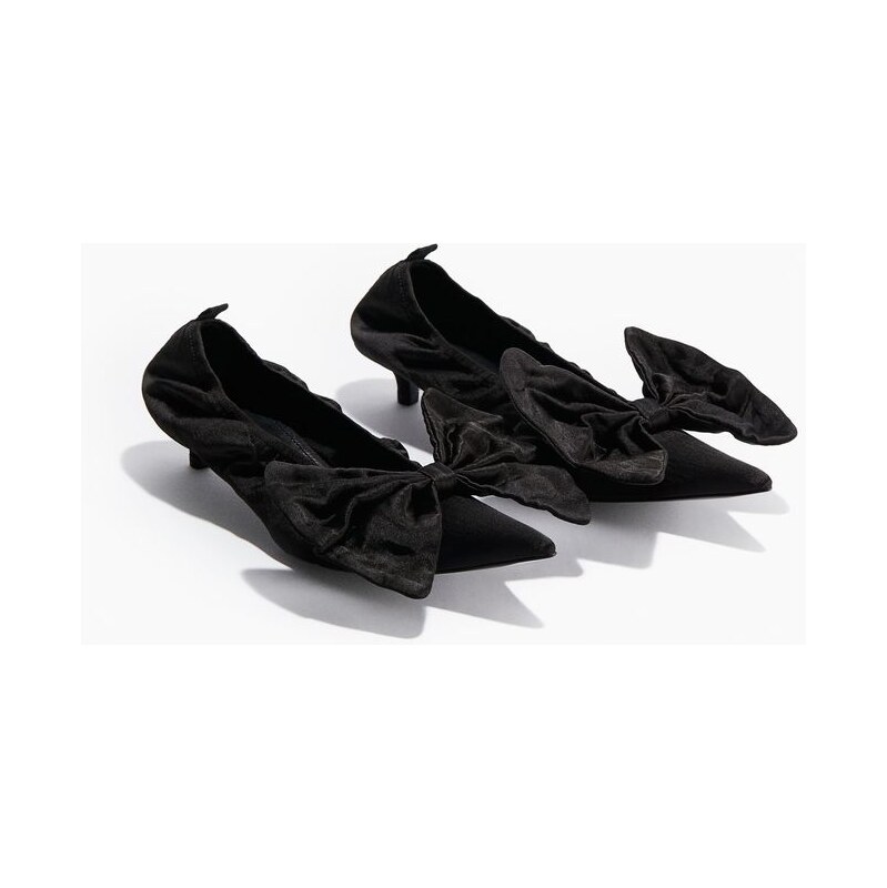 H&M - Lodičkys mašlemi - černá 110363303