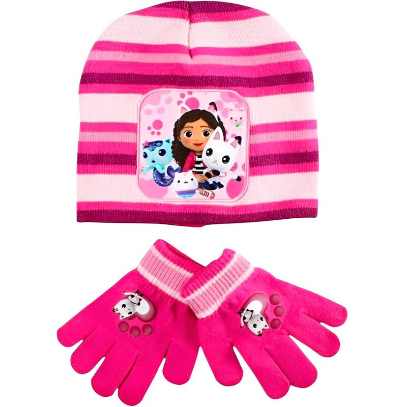 Ostatní GABBYS DOLLHOUSE zimní set růžový FML369851B 110370626