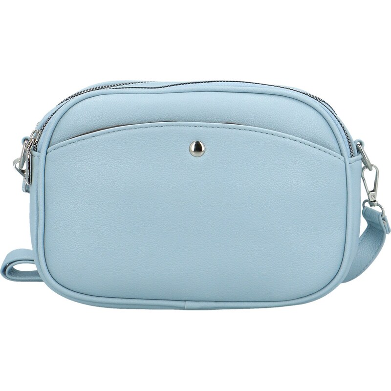 L&H Trendy dámská koženková crossbody kabelka Willa, světle modrá 110583930
