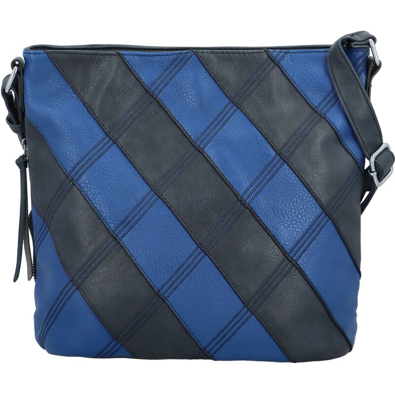 Amalia Trendy dámská koženková crossbody kabelka Argiris, modrá 110584149