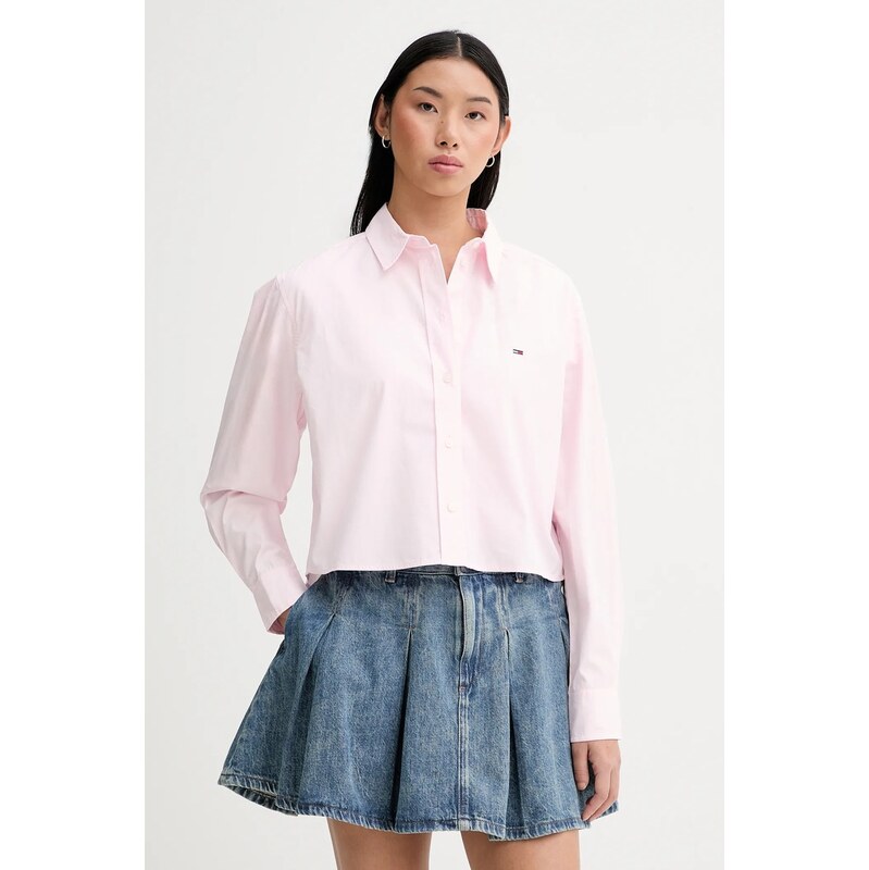 Bavlněná košile Tommy Jeans 110390535