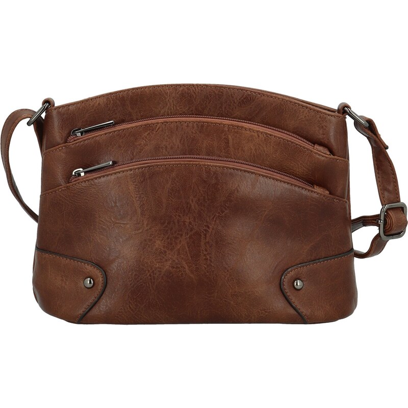 INT COMPANY Stylová dámská koženková crossbody kabelka Giada,
