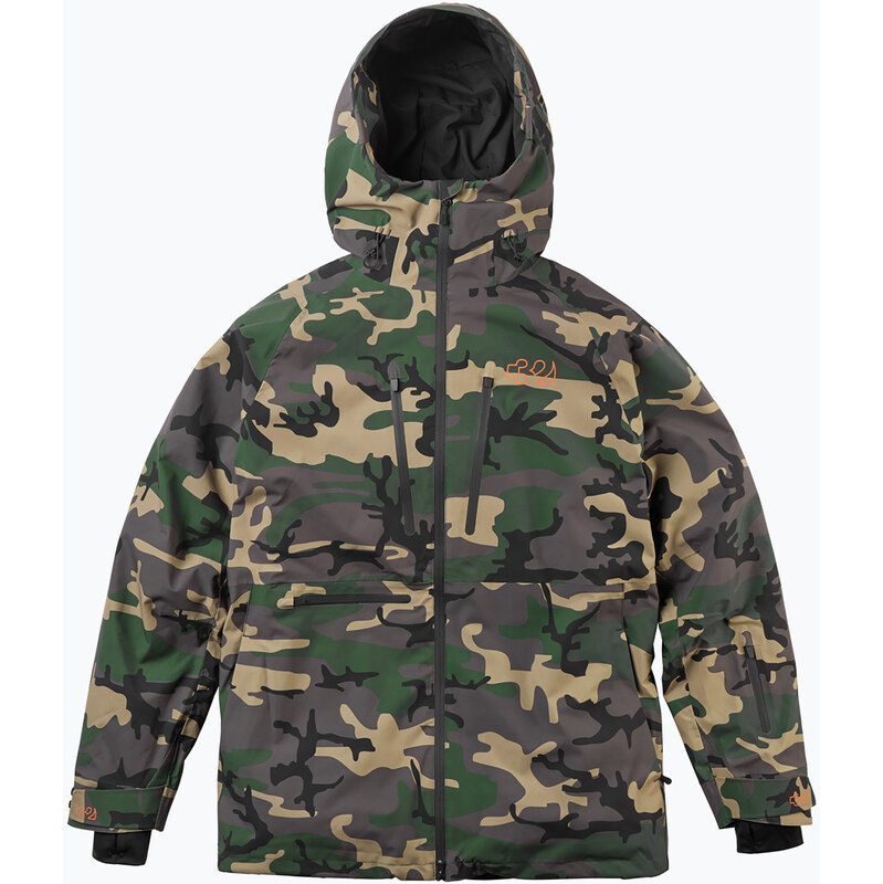 Pánská snowboardová bunda ThirtyTwo TM Recycled X Fava camo