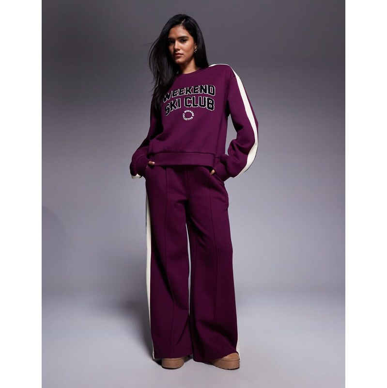 ASOS Weekend Collective Weekend Collective co-ord heavyweight straight 110395067