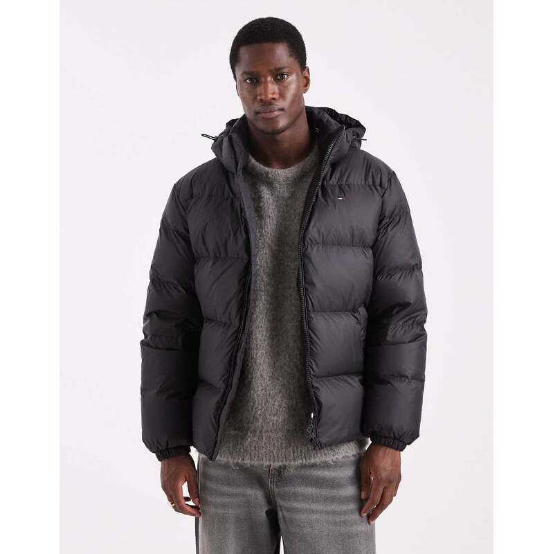 Tommy Jeans essential down jacket in black