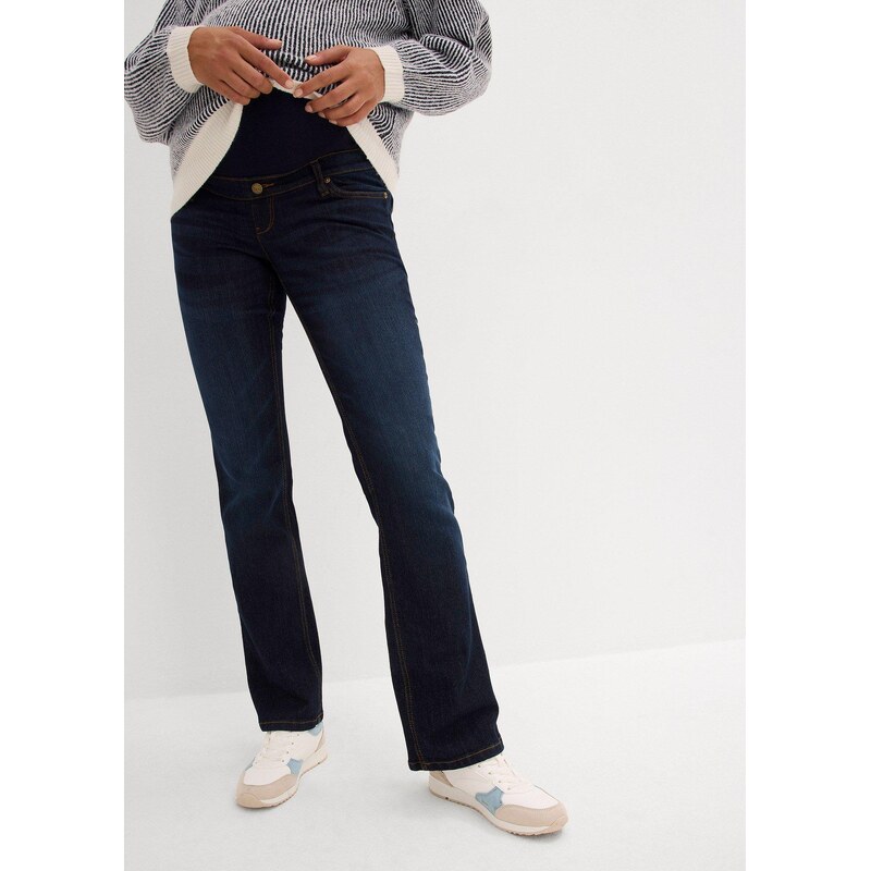 bonprix Dámská Pohodlné, strečové těhotenské džíny Bootcut
