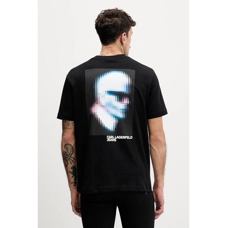 Karl Lagerfeld Jeans Bavlněné tričko Karl Lagerfeld Jeans