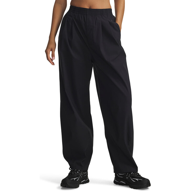 Kalhoty Under Armour Unstoppable Wvn Pleat Pt Black M