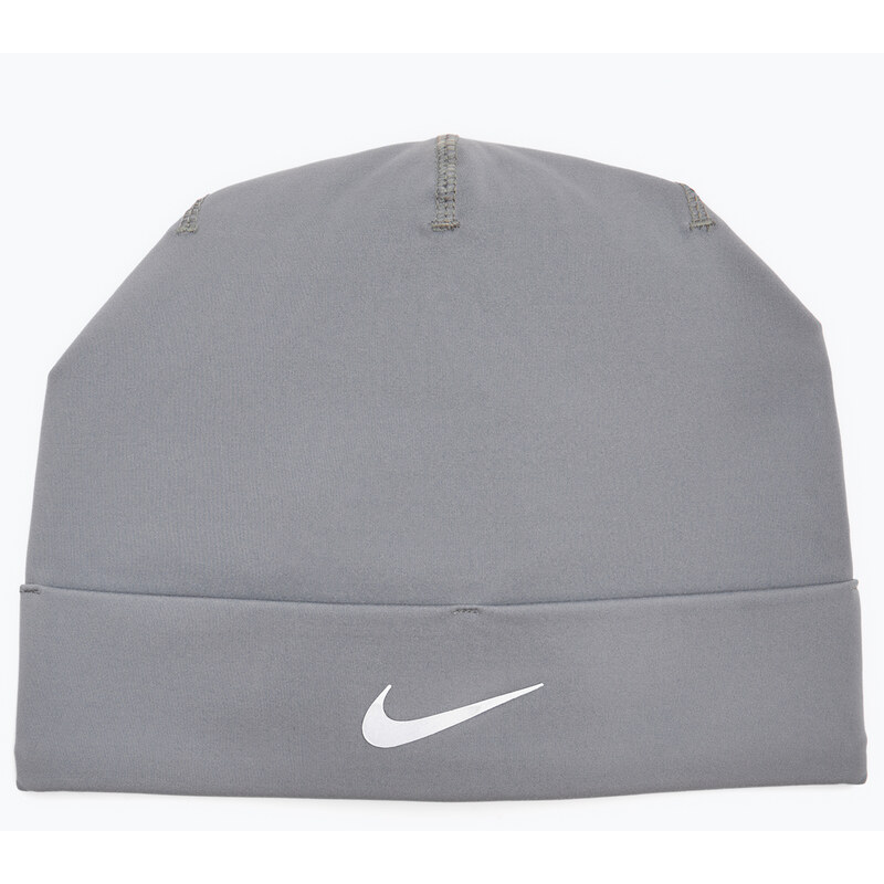 Čepice Nike Dri-Fit Peak Cuffed Beanie smoke grey/silver