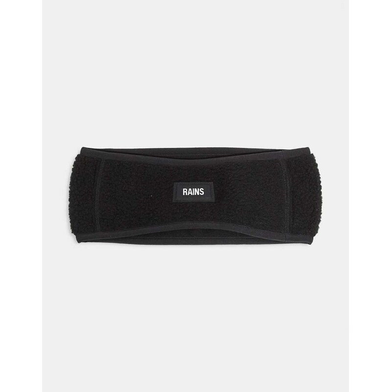 Rains 20370 fleece headband in black 110405795