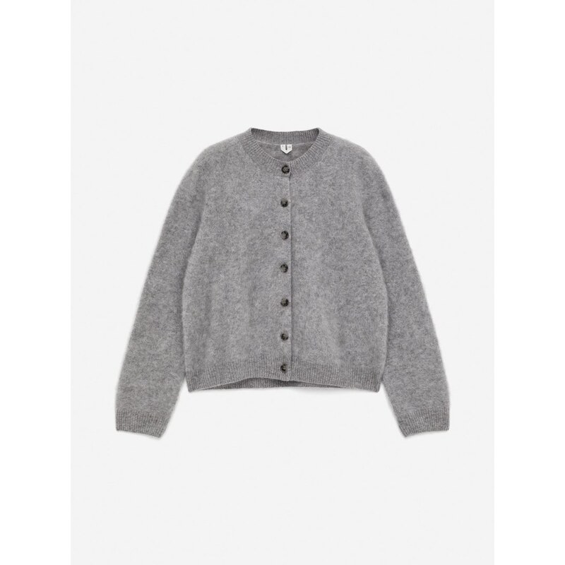 H&M - Čistý kašmírový kardigan - šedá 110399386