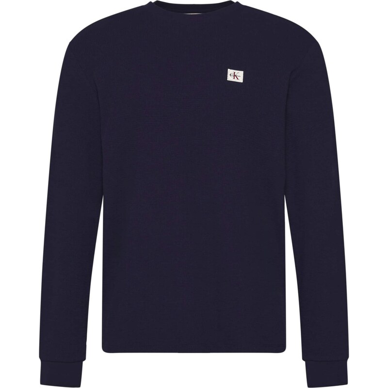 Calvin Klein Jeans Krojové kalhoty tmavě fialová