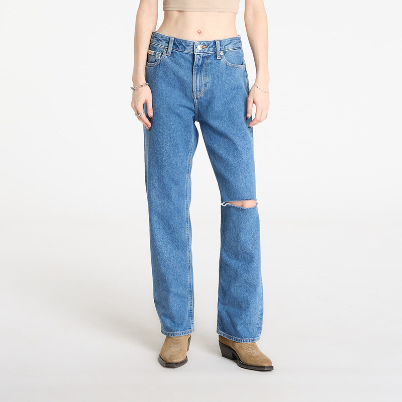 Džíny Calvin Klein Jeans Eu 90S Straight Short Jeans Blue 26