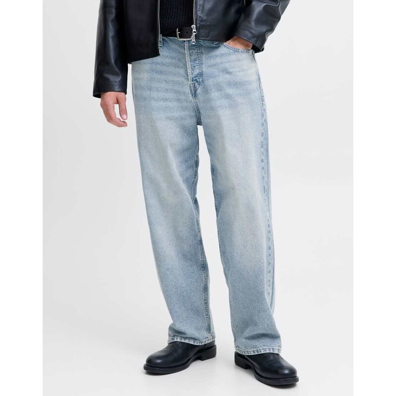 Jack & Jones Baggy fit jeans in blue denim