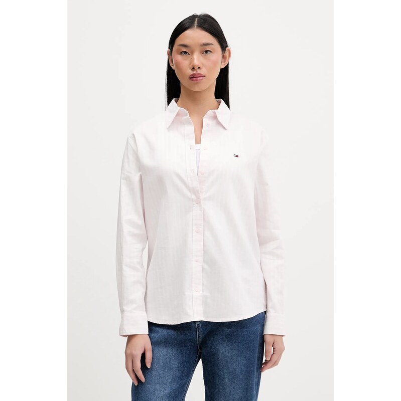 Tommy Jeans košile dámská bavlněná