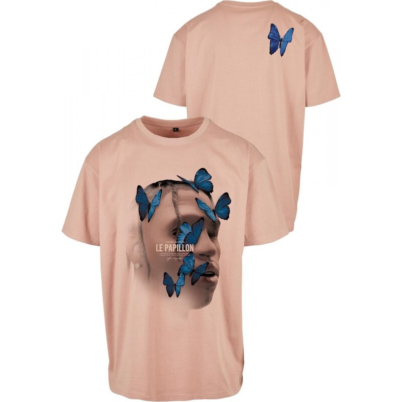 URBAN CLASSICS Pánské tričko Le Papillon Oversize Tee - amber