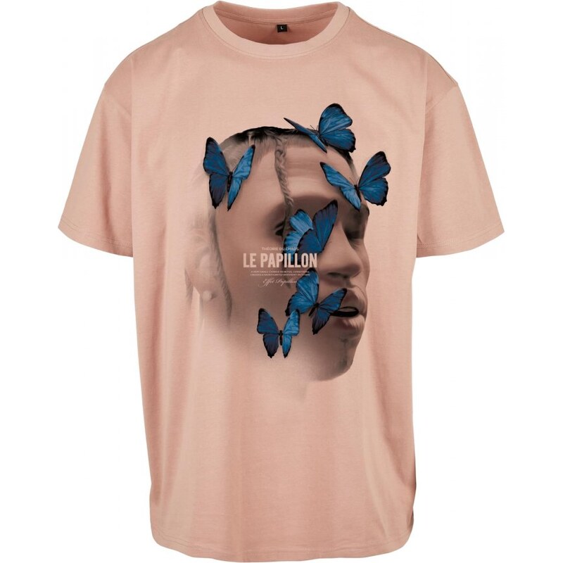 URBAN CLASSICS Pánské tričko Le Papillon Oversize Tee - amber