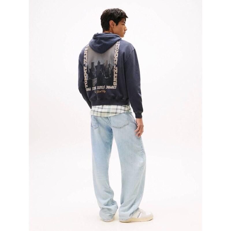 Tommy Jeans pánská černá mikina