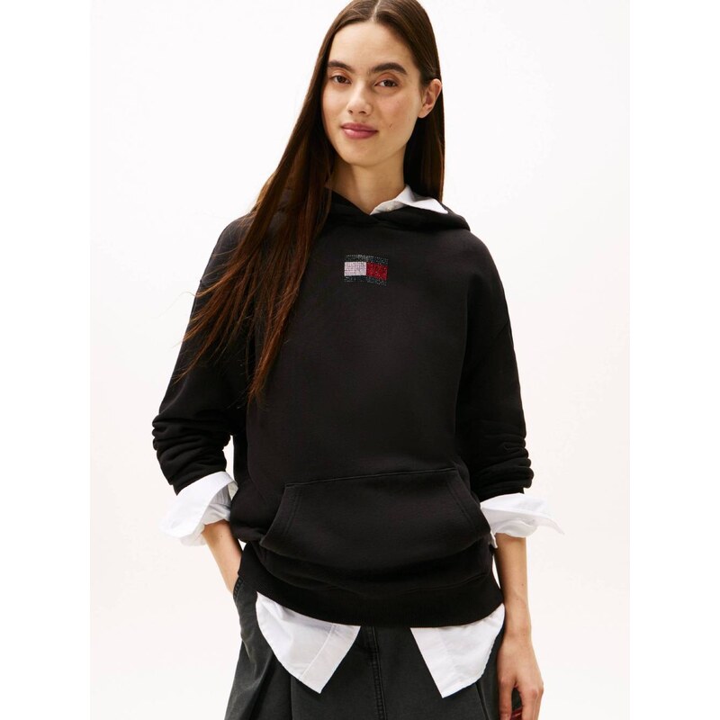 Tommy Jeans dámská černá mikina