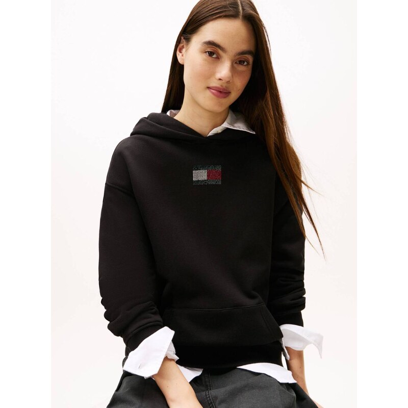 Tommy Jeans dámská černá mikina