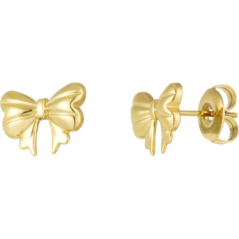 SYLVIENE Náušnice BOW Gold 110425541
