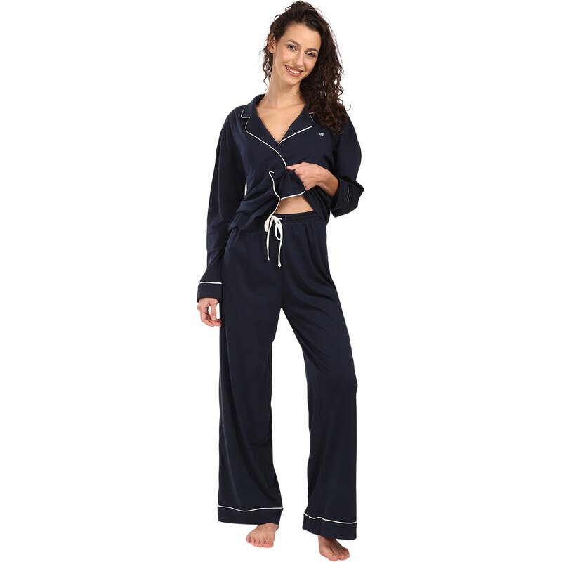 Dámské pyžamo Tommy Hilfiger modré (UW0UW06142 C1G) 110425805