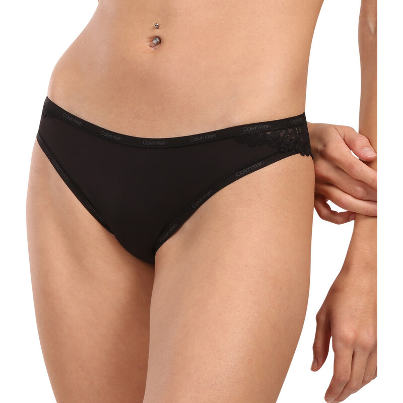 Dámské kalhotky brazilky Calvin Klein modré (QF8522-YTM) 110429641