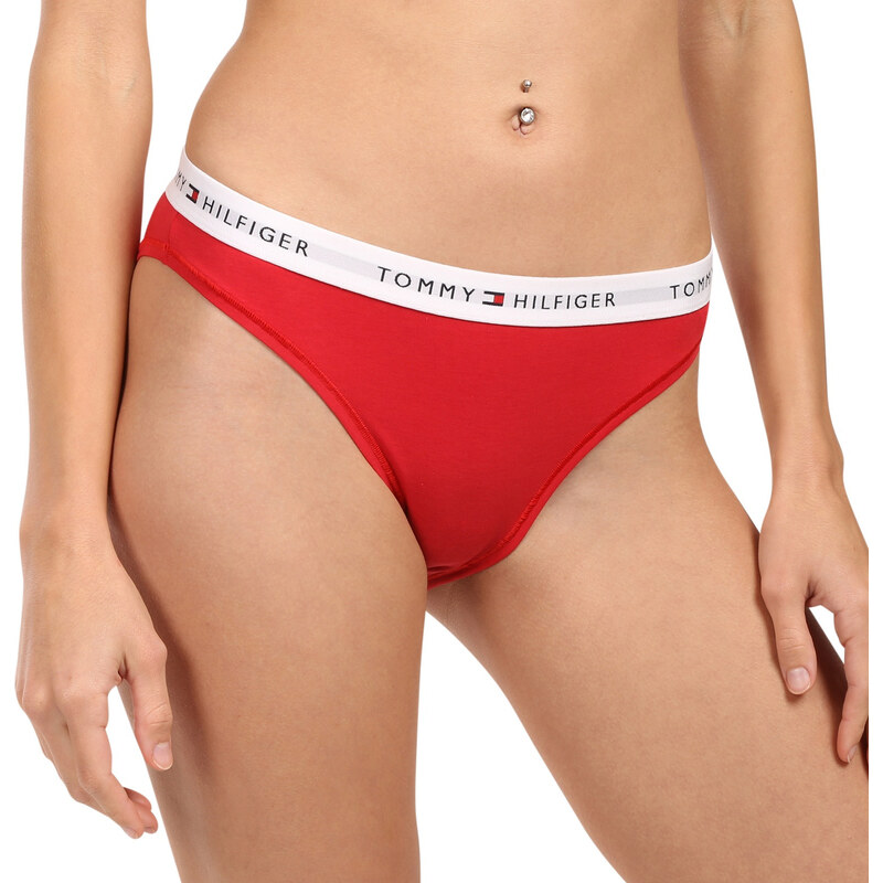 Dámské kalhotky Tommy Hilfiger červené (UW0UW03836 XLG)