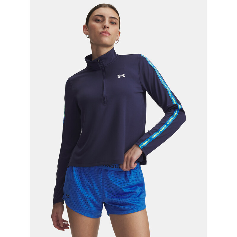 Dámská mMikina Under Armour UA Tech WM Tape Half Zip-BLU -