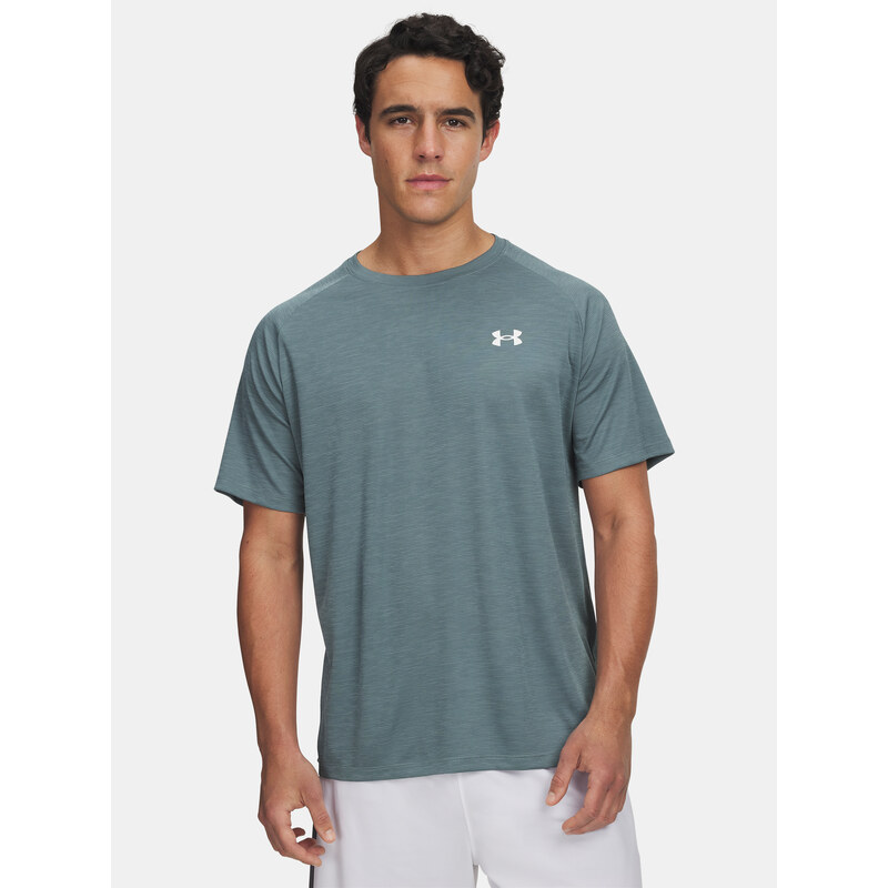 Pánské tričko Under Armour UA Tech Textured SS-BLU - Pánské