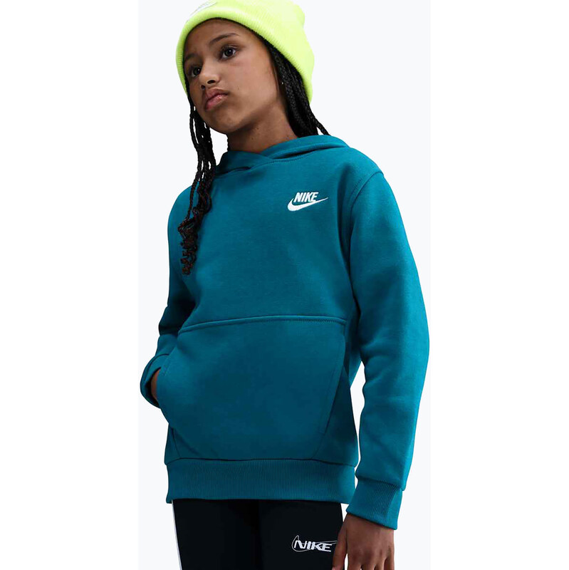 Dětská mikina Nike Sportswear Club Fleece green abyss/white