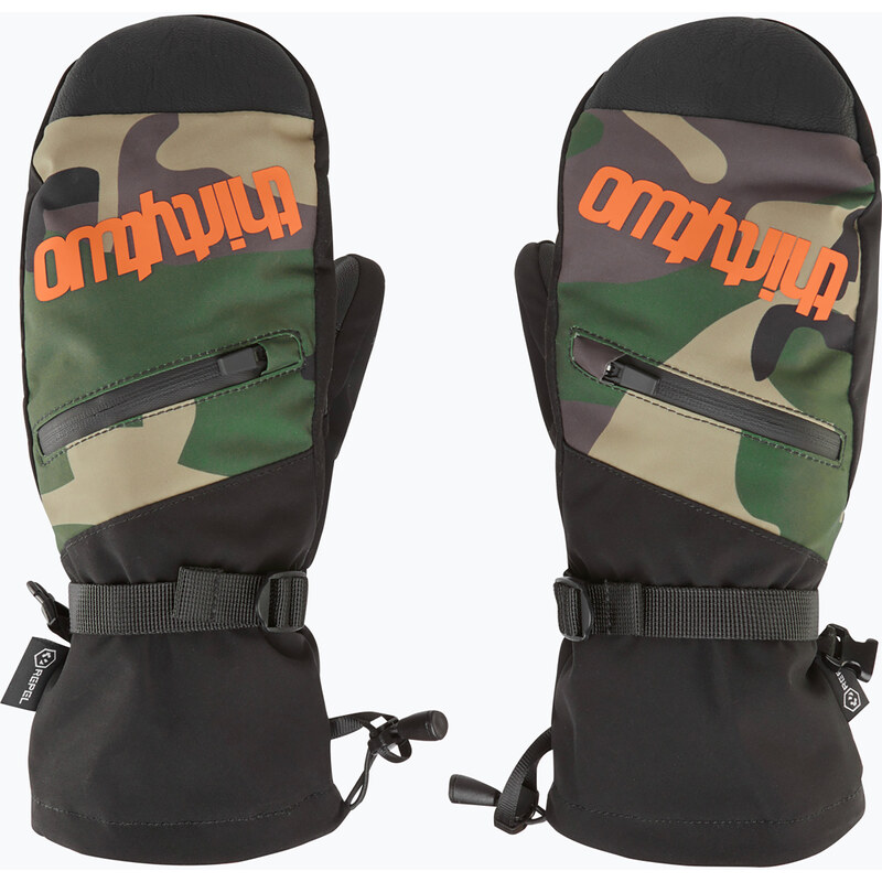 Dětské snowboardové rukavice ThirtyTwo Corp Mitt black/orange