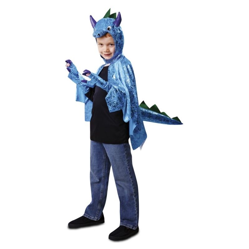 Dětský kostým Dinosaurus modrý Pro věk (roků) 3-4
