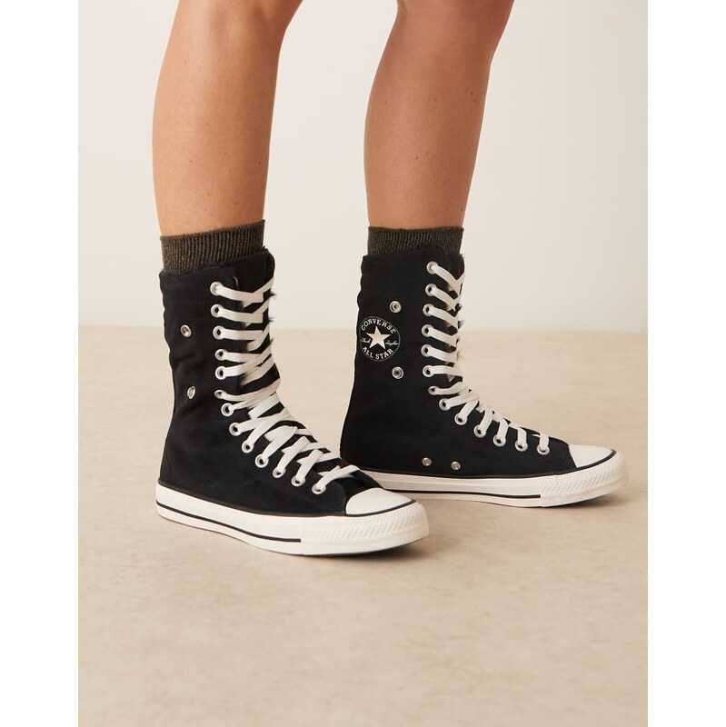 Converse Chuck Taylor All Star Fold Over trainers in black