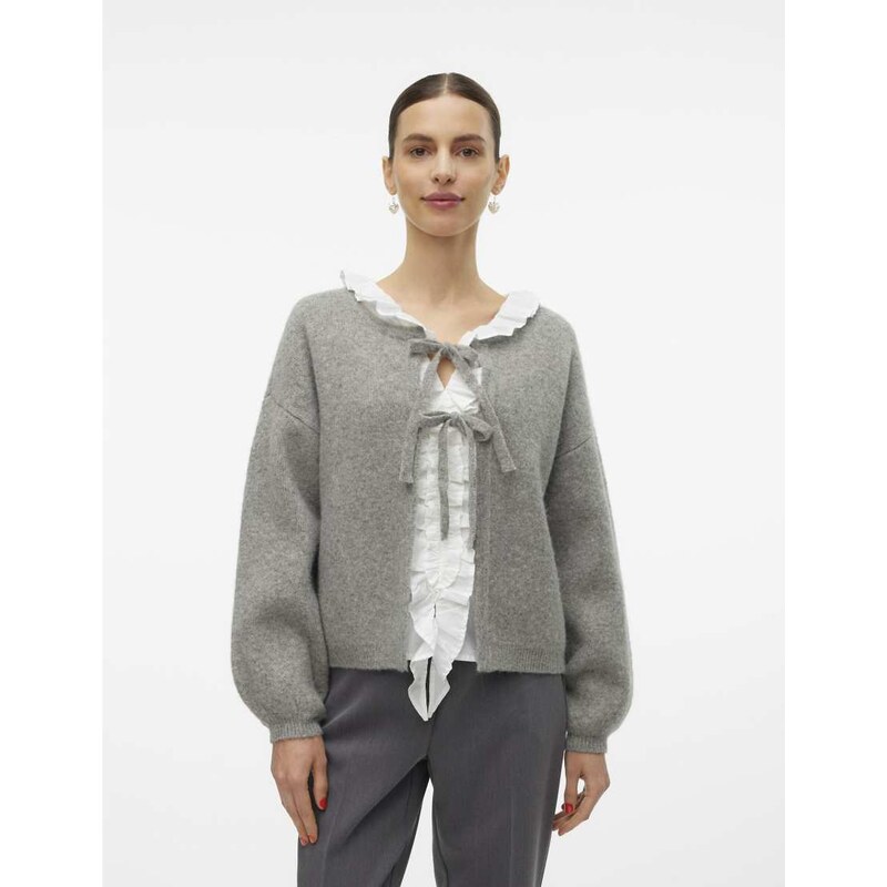 Vero Moda Cardigan in medium grey melange