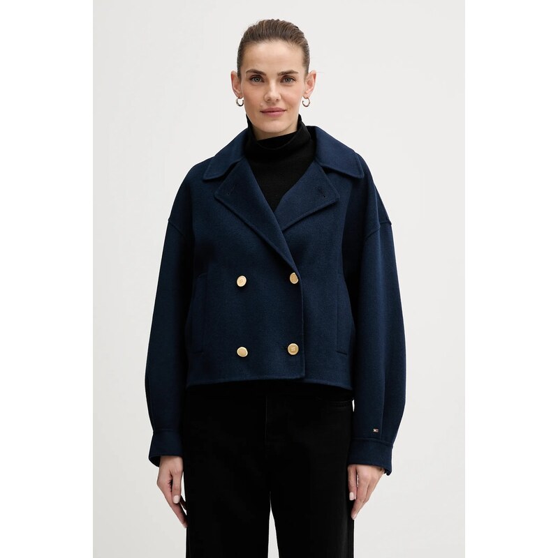 Kabát s příměsí vlny Tommy Hilfiger 110432904